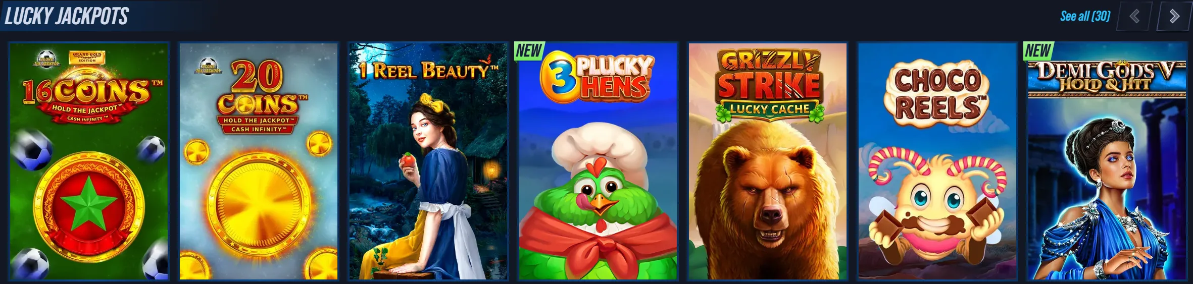 vegashero casino lucky jackpots